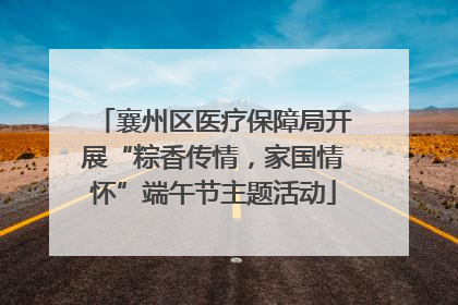 襄州区医疗保障局开展“粽香传情，家国情怀”端午节主题活动