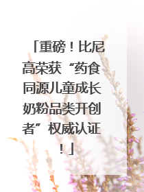 重磅！比尼高荣获“药食同源儿童成长奶粉品类开创者”权威认证！