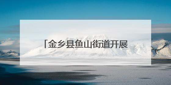 金乡县鱼山街道开展“三防”护苗活动