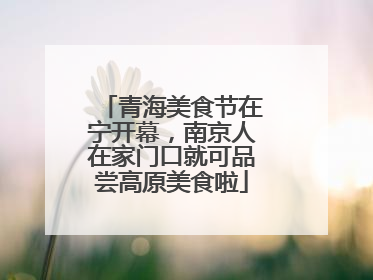 青海美食节在宁开幕，南京人在家门口就可品尝高原美食啦