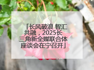 长风破浪 智汇共融，2025长三角新全媒联合体座谈会在宁召开