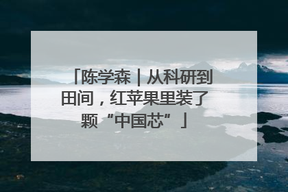 陈学森｜从科研到田间，红苹果里装了颗“中国芯”
