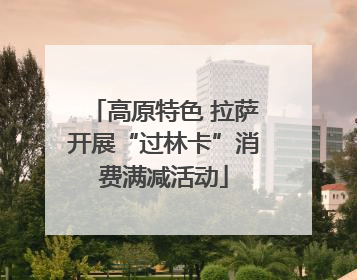 高原特色 拉萨开展“过林卡”消费满减活动