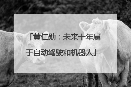 黄仁勋：未来十年属于自动驾驶和机器人