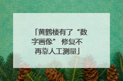 黄鹤楼有了“数字画像” 修复不再靠人工测量