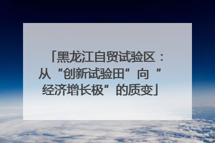 黑龙江自贸试验区：从“创新试验田”向“经济增长极”的质变