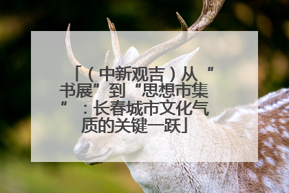 （中新观吉）从“书展”到“思想市集”：长春城市文化气质的关键一跃