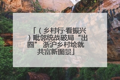 （乡村行·看振兴）毗邻统战破局“出圈” 浙沪乡村绘就共富新图景