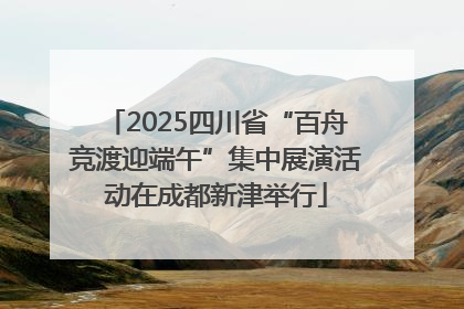 2025四川省“百舟竞渡迎端午”集中展演活动在成都新津举行