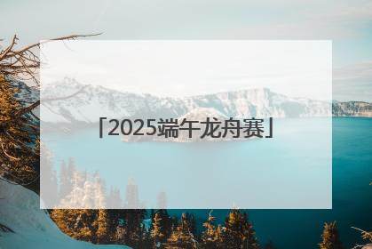 2025端午龙舟赛