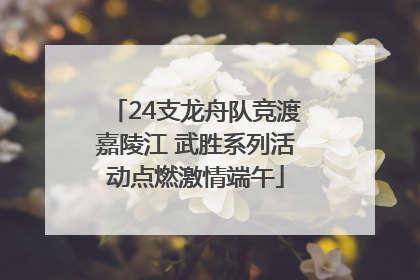 24支龙舟队竞渡嘉陵江 武胜系列活动点燃激情端午
