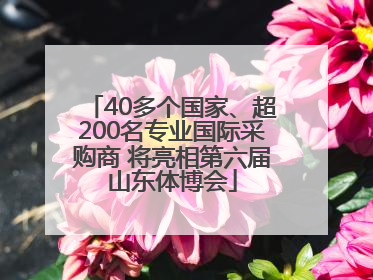 40多个国家、超200名专业国际采购商 将亮相第六届山东体博会