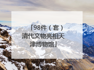 98件（套）清代文物亮相天津博物馆